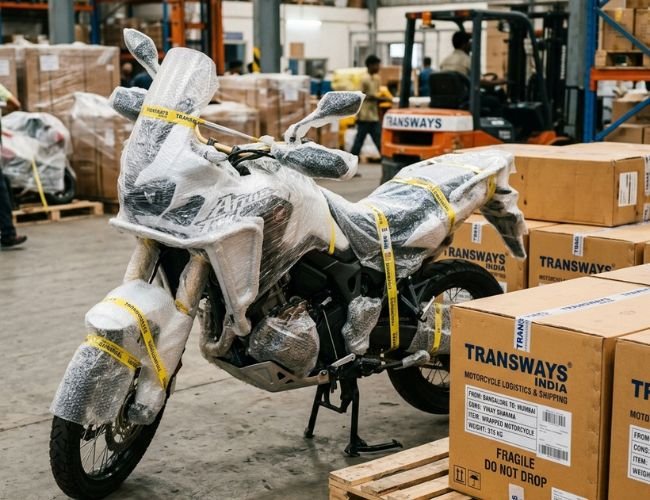 Transways India Packers and Movers Bike Transportation
